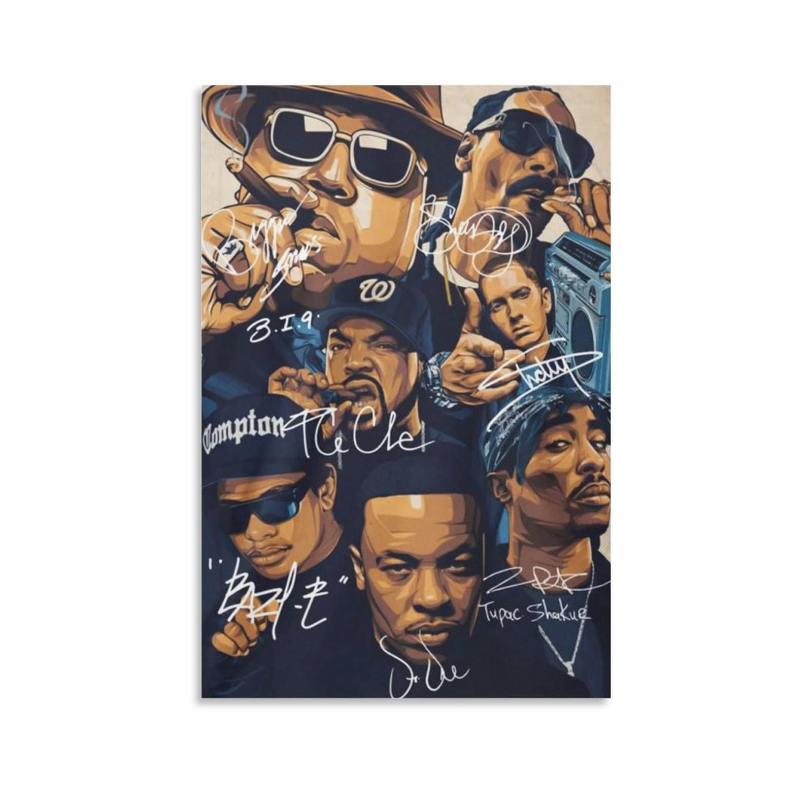 The Notorious B.I.G. Dr. Dre Tupac Shakur Snoop Dogg Ice Cube Eazy